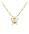 Shining Butterfly Silver Necklace SPE-5771